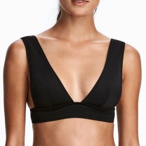 Black neoprene swim top
